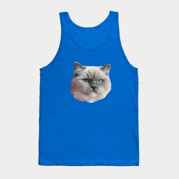 Ragdoll Cat Tank Top by NV